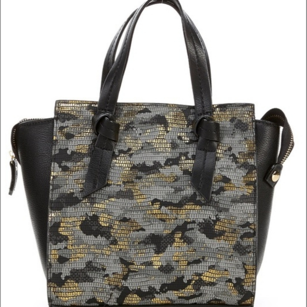Gianni Bini Camo Satchel Purse Crossbody